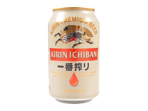 Pivo Kirin Ichiban japonské v plechovce, 330 ml