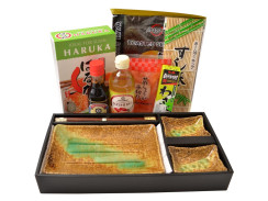 Dárkový set na přípravu sushi + japonský set na servírování
