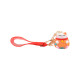 Lucky cat přívěšek na klíče - oranžový