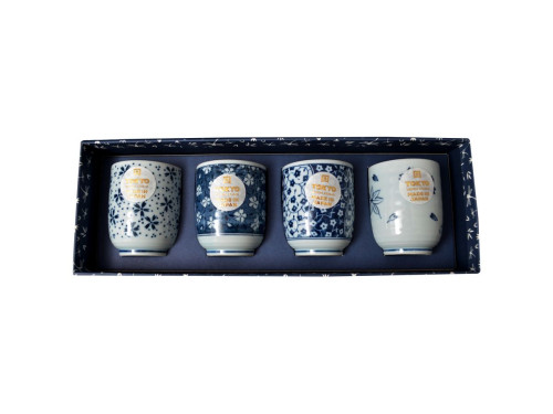 Set japonských hrnků, 4 ks
