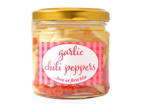 KimchiLove Nakládaný chilli česnek, 180 g