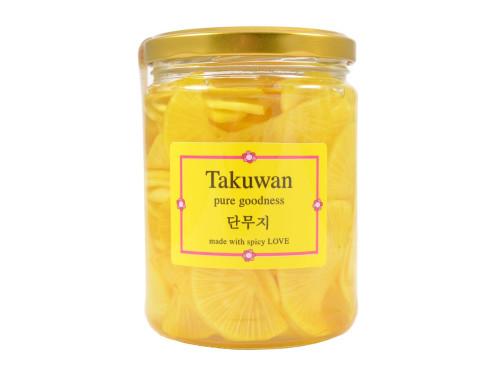 KimchiLove Nakládaná žlutá ředkev 450 g