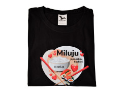 Pánské tričko Miluju japonskou kuchyni, vel. XL