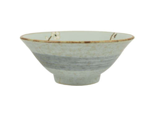 Japonská miska bleděmodrá, s motivem sakury, 18 x 7,3 cm