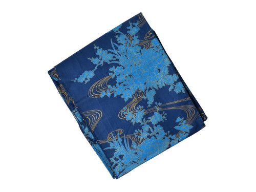 Yukata modrá s dekorem, M