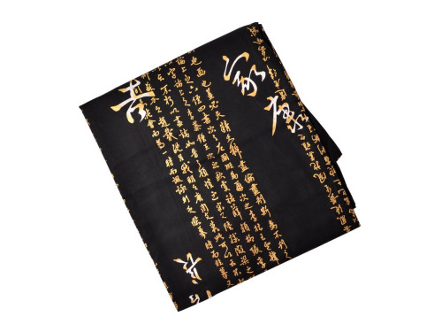 Yukata pánská černá se znaky, XL