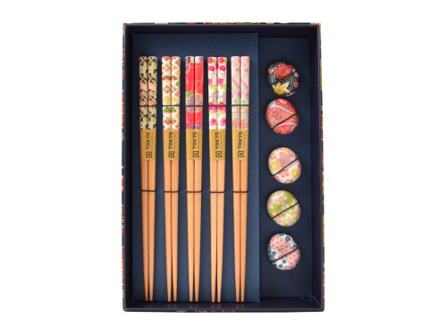 Set hůlek s podložkami pro čtyři