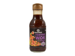 Kikkoman Teriyaki Wok omáčka s pečeným česnekem, 250 ml