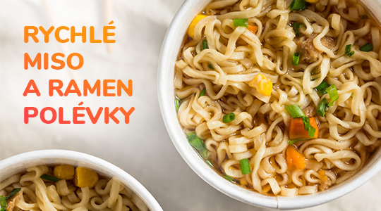 Rychlé miso a ramen polévky