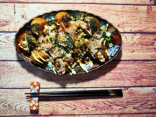 Takoyaki - Smažené chobotnicové koule