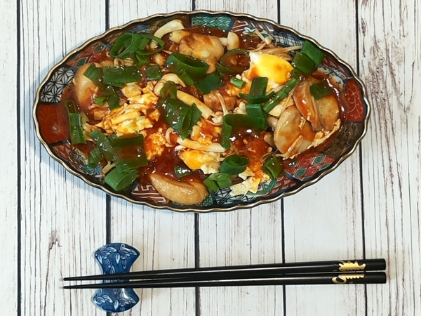 Kinoko Ankake - Houby enoki a shimeji s omáčkou Ankake