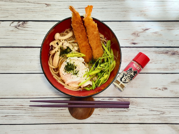 Ebi Fry Udon - Polévka udon s křupavou krevetou