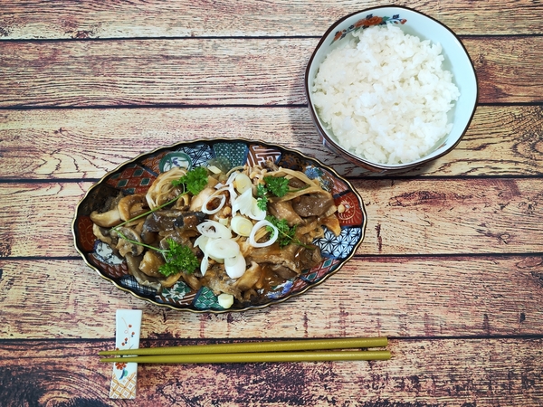 Kinoko no Hoiru Yaki - Houby dušené v alobalu